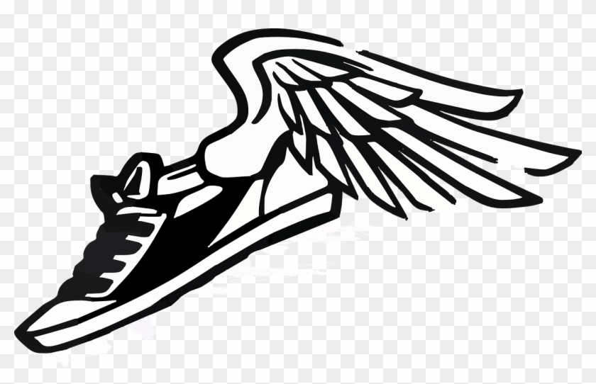 Track And Field Symbols - Athletes Run Black Round Car Magnet #1040896