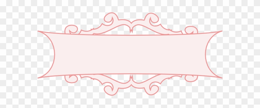 Pink Border Banner Clip Art At Clker Com Vector Clip - Png Scroll Blue #1041741