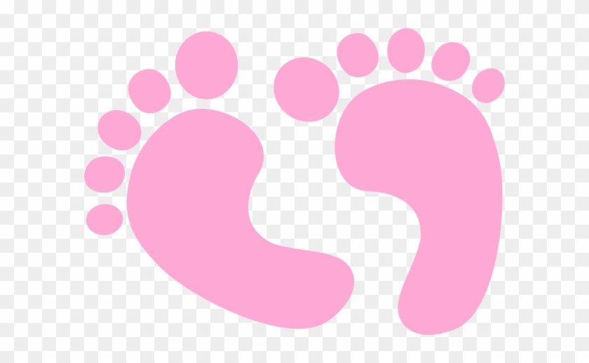 Baby Feet Clip Art At Clker - Baby Shower Vectors Free Png #1041880