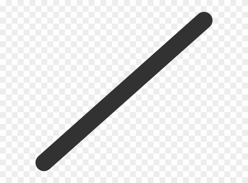 Diagonal Line Clip Art At Clker Com Vector Clip Art - Faber Castell Ambition Black Pencil #1042875