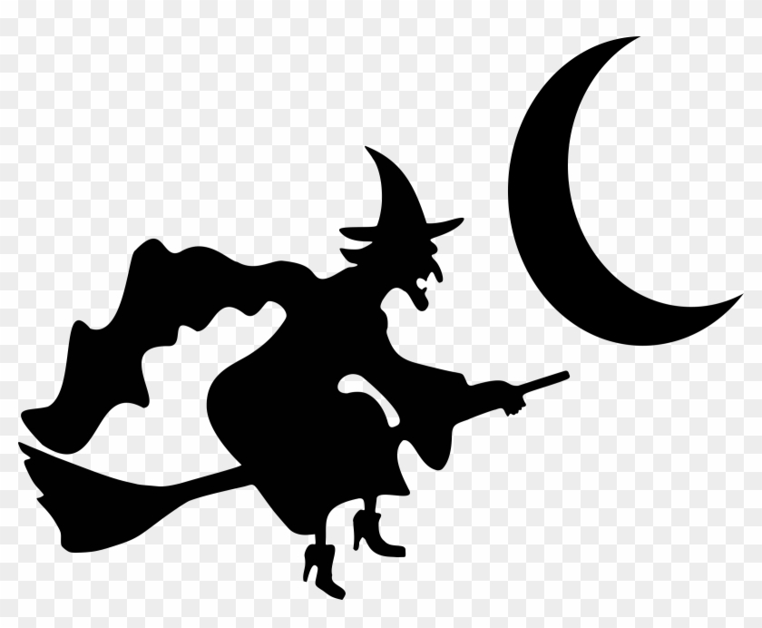 Halloween 0010 - Witch On A Broom #1043331