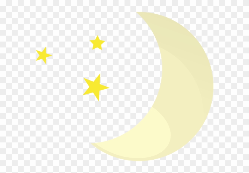 Moon And Stars Clip Art - Moon And Stars Cartoon #1043968