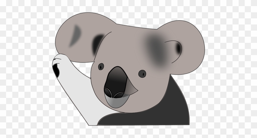 Vector Graphics Of Koala Bear In Color - Koala #1044041