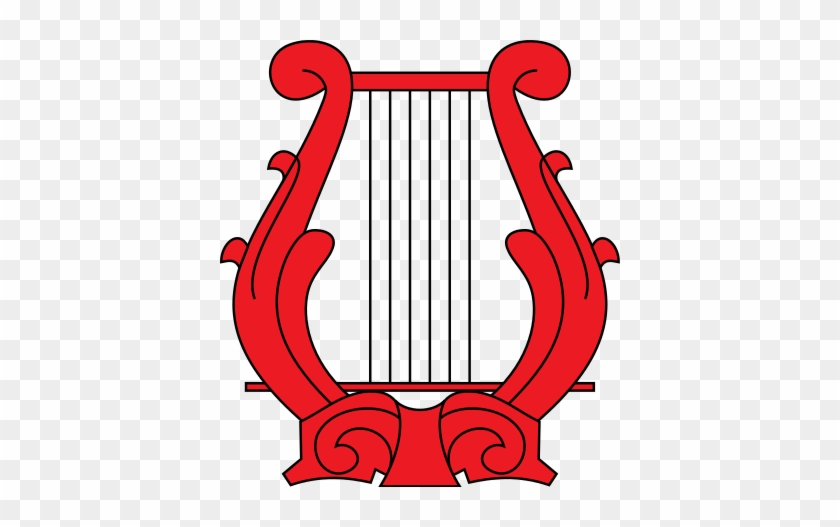 La Lira Es Un Instrumento De Cuerda Punteada Primitiva, - Harp Heraldry #1044187