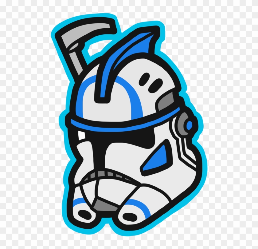 Blue Clone Trooper By Ploomutoo - Clone Trooper #1044200