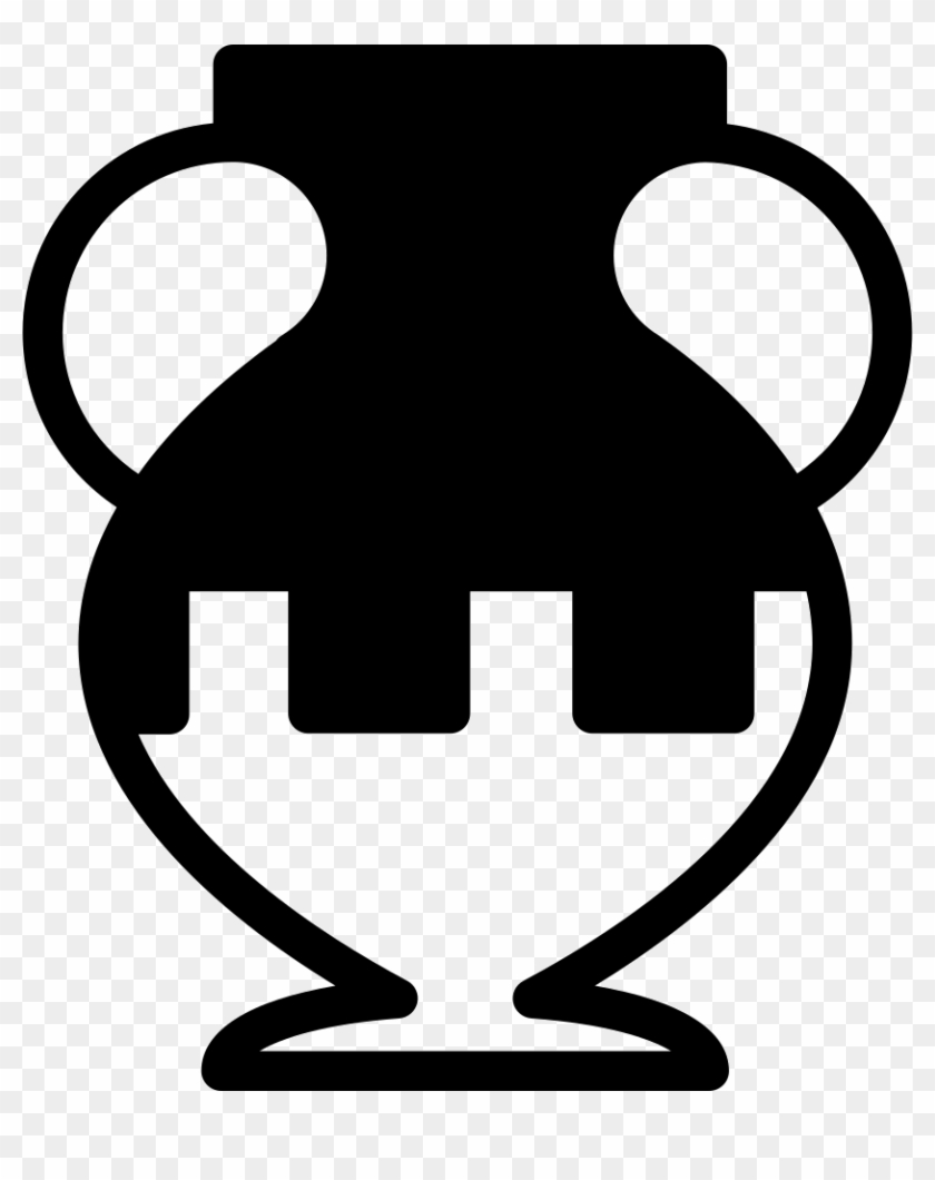 Ancient Jar Outline In A Museum Comments - Jarron Icono #1044211