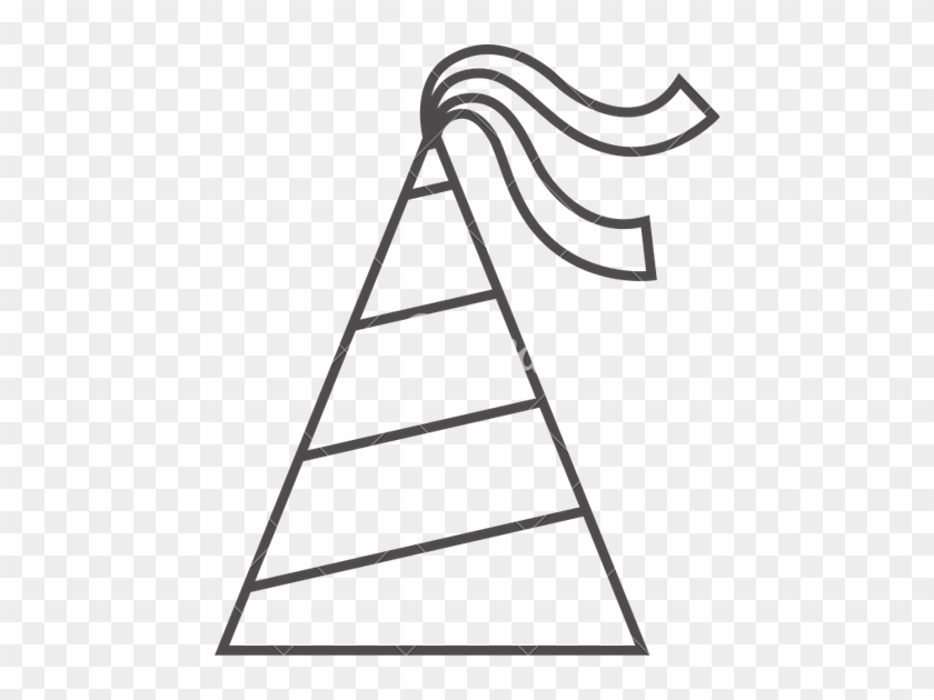 Birthday Hat Drawing At Getdrawings Com Free For Personal - Outline Image Of Birthday Cap #1044245