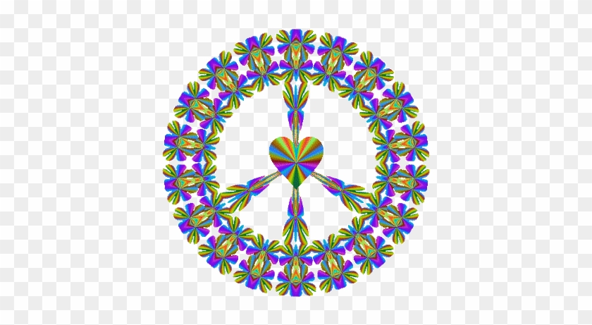 The Peace Sign, Colorful Peace Signs And Animated Clip - Animated Peace Sign #1044725
