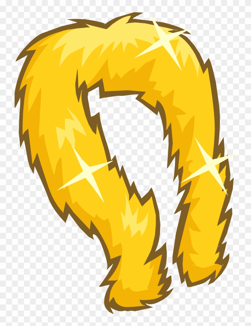 Gold Boa Icon - Feather Boa Clipart #1045335
