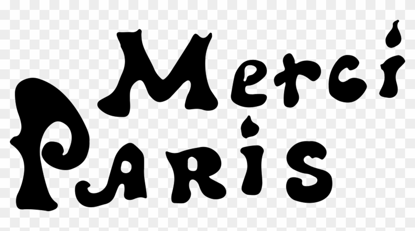 Merci Paris Rubber Stamp - Merci #1045581