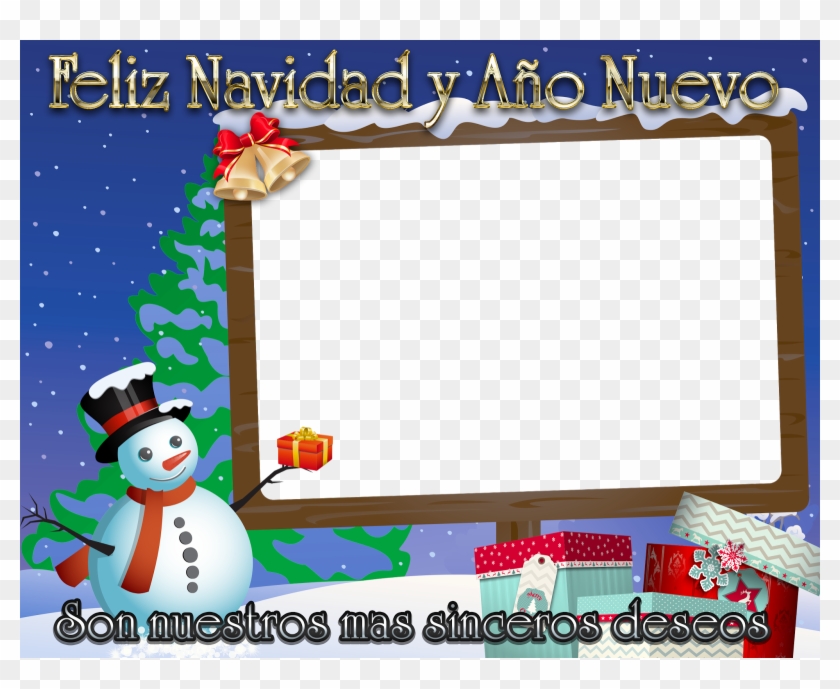 Marco En Listo Para Usar, Con Cualquier Programa De - Marcos De Navidad 2018 #1047175