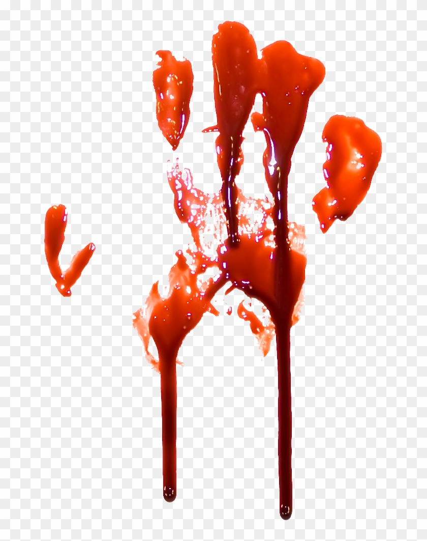 Handprint Clipart Blood - Png Khun #1047290