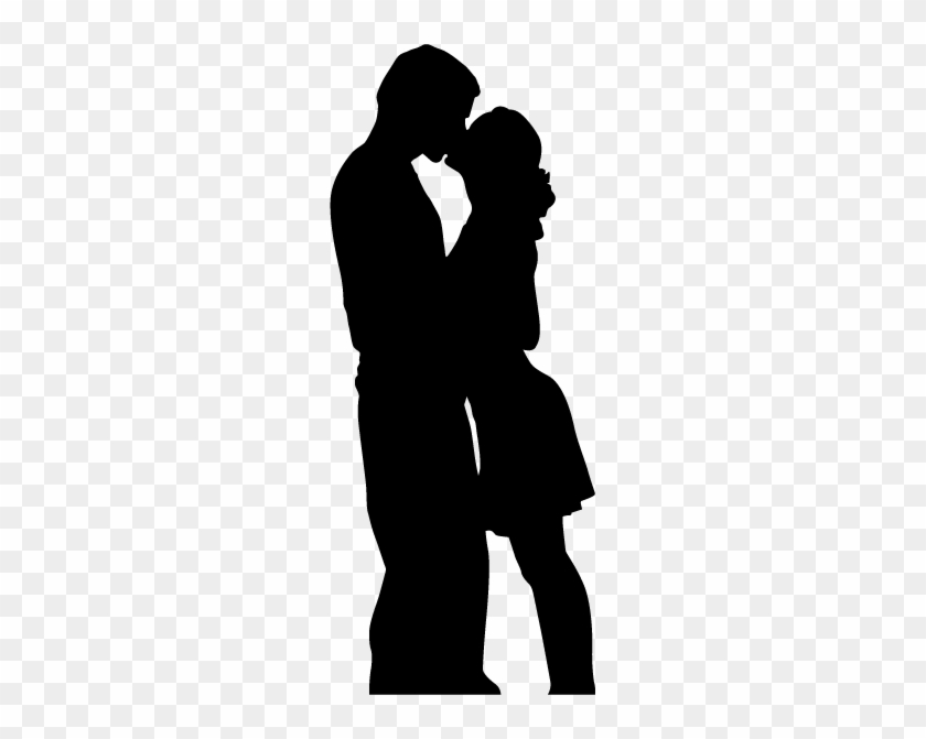 Shadow Silhouette Of People Dancing - Romantic Kiss Drawings #1047407
