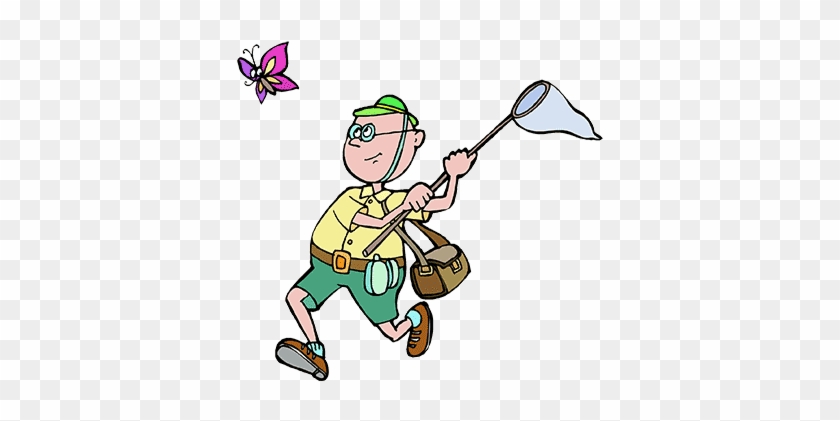 Clipart Green Frog Catching A Bug With A Net - Bug Catcher Clipart #1047430