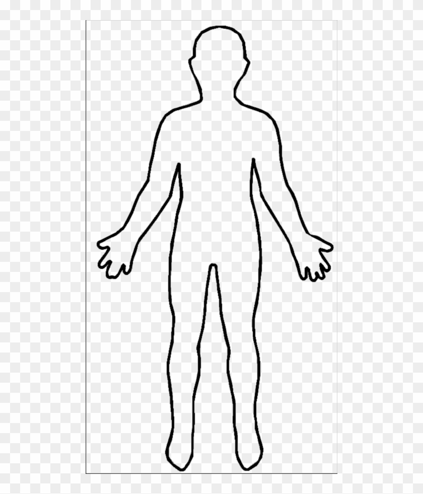 Human Body Outline Picture - Human Body Outline #1047867