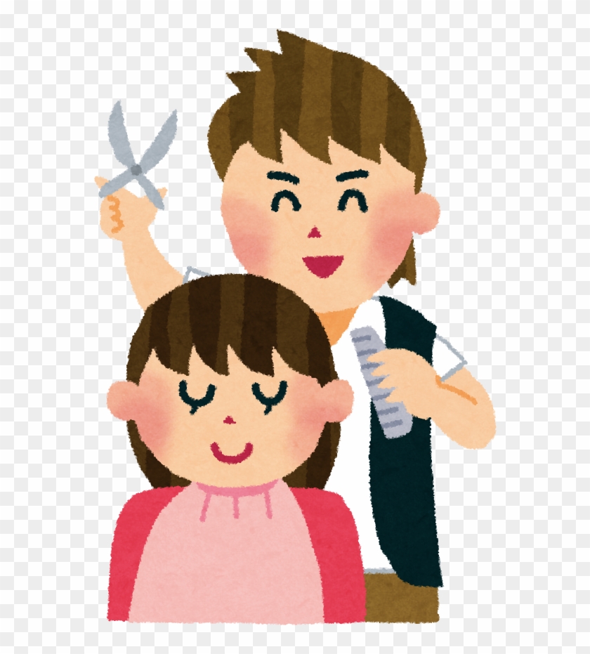 Hairdresser Beauty Parlour Shampoo Hair Straightening - Hairdressing Cartoon Png #1048165