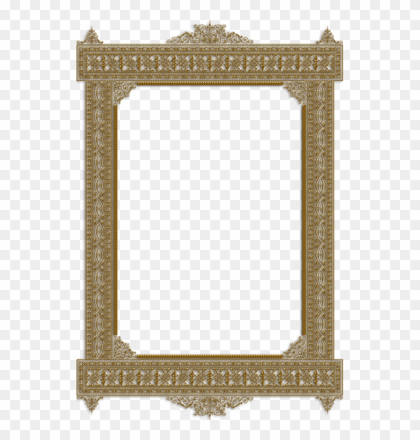 Frame Vintage Gold Ornate - Transparent Golden Frame Hd #1048262