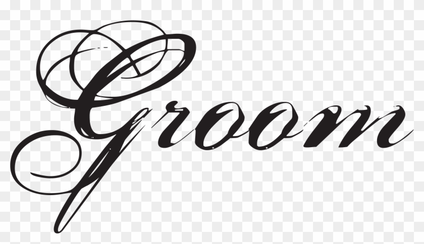 Word Clipart Groom - Cisowianka Perlage #1048323