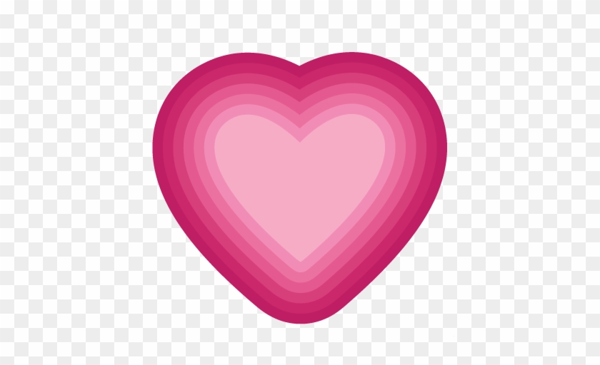 Nested Heart Svg Cutting File Valentine Svg Cut Files - Scalable Vector Graphics #1048719