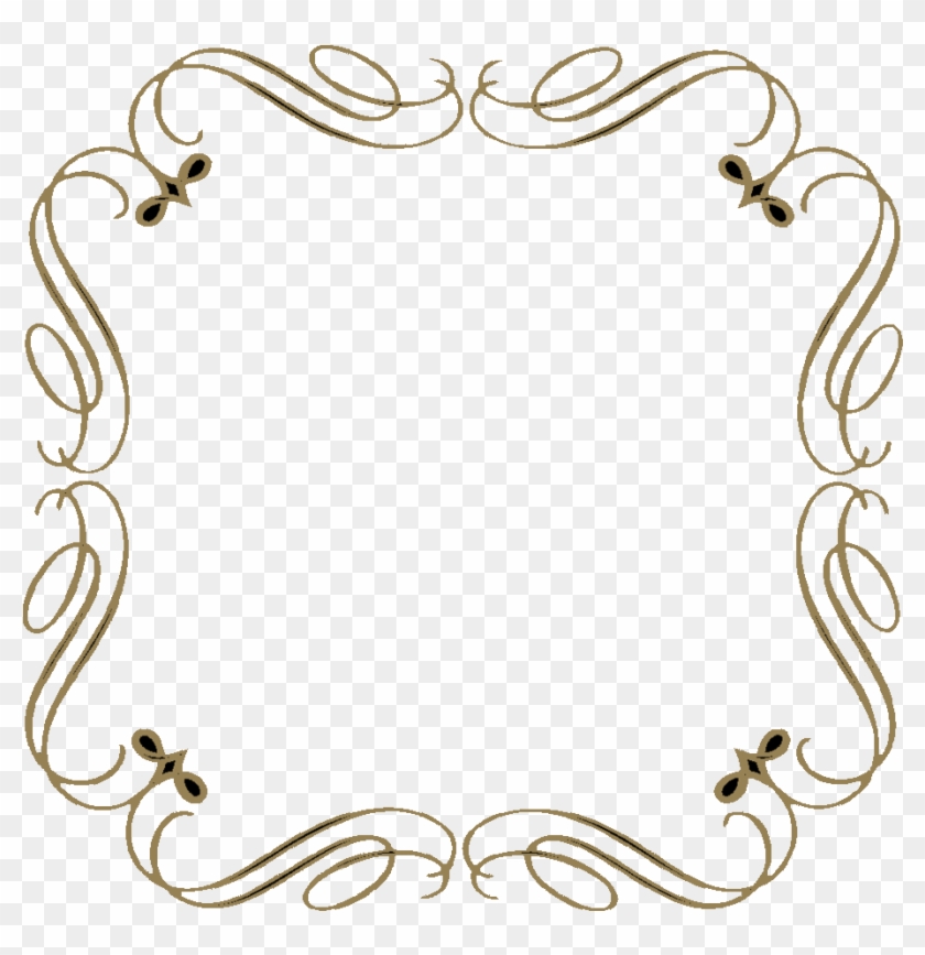 Antique Scroll Clip Art - Scroll Frame #1049684