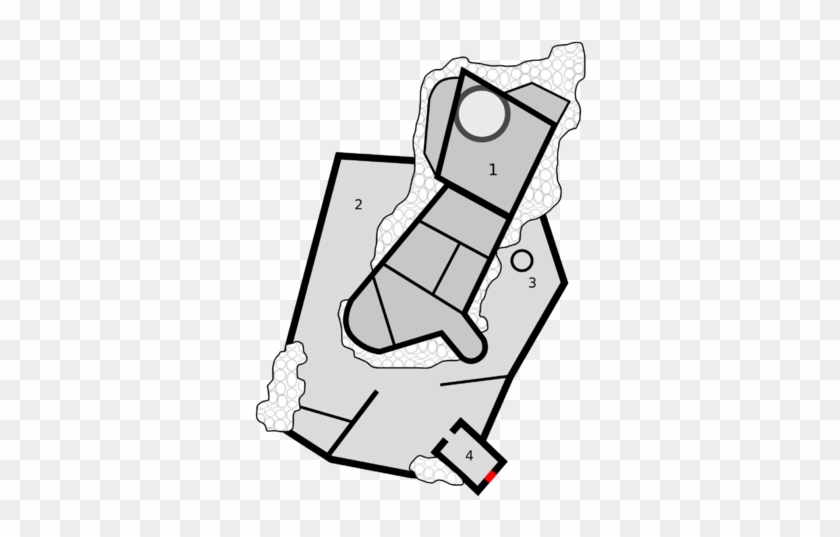 Plan Of The Castle - Zamek W Bobolicach Plan #1049719