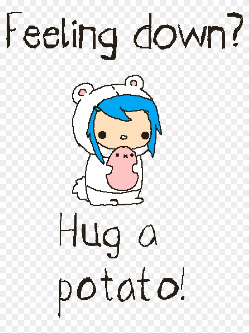 Hug A Potato - Cartoon #1049812