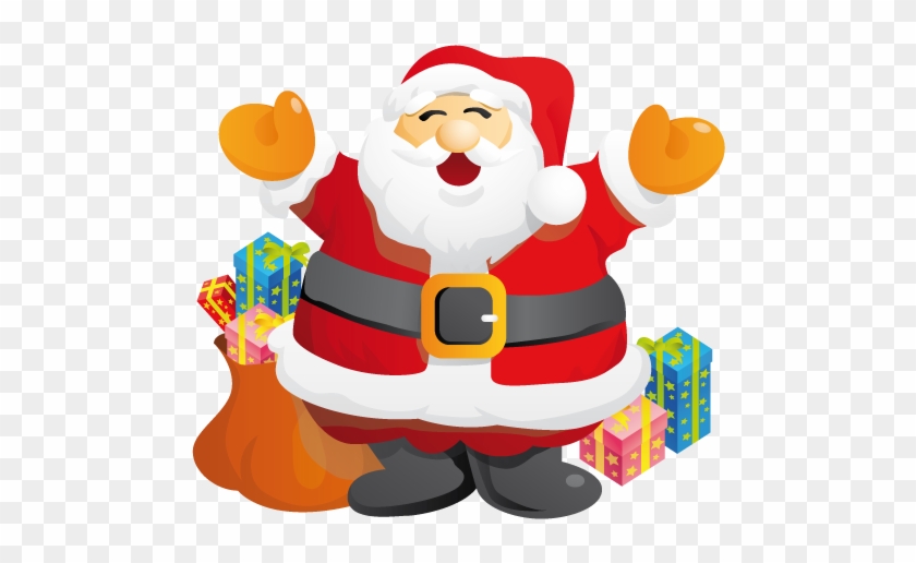 Free Happy Santa Claus Clip Art - Tarjeta De Para Imprimir #1049901