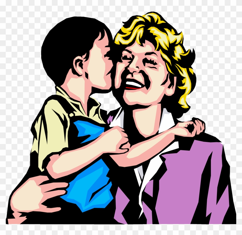 Grandmother - Clipart - Grandmother And Child Clipart #1049983