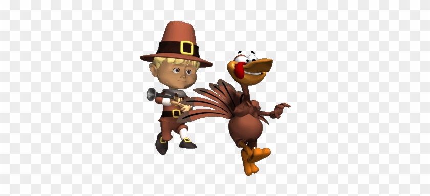 Thanksgiving Gif's, Animated Thanksgiving, Holiday - Dancing Turkey Animated Gif #1050238