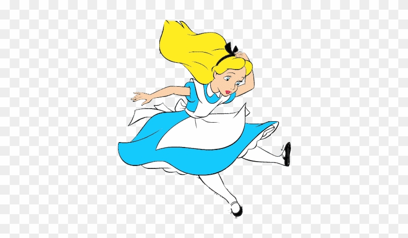 Alice No Pais Das Maravilhas,png - Alice In Wonderland Falling Transparent #1050259