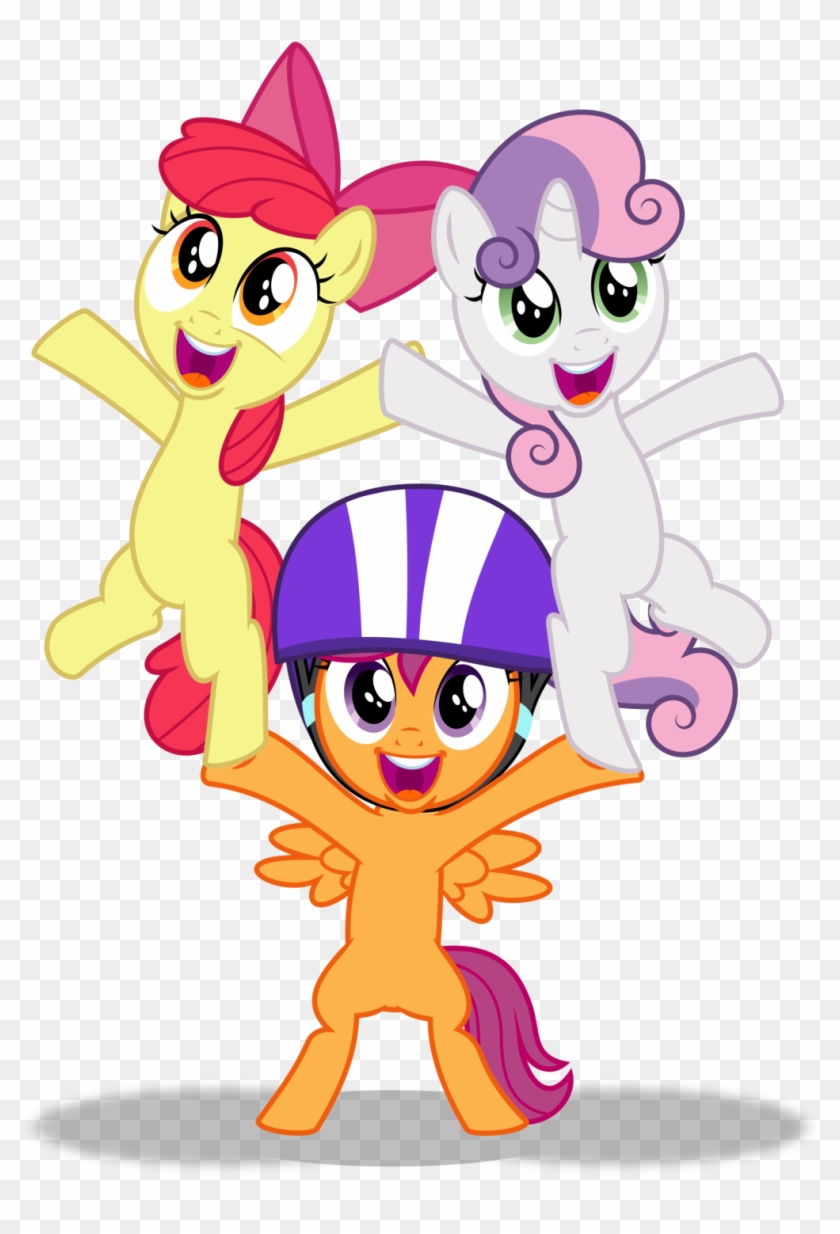 Cmc Pyramid By Masemj Cmc Pyramid By Masemj - Cutie Mark Crusaders Pyramid #1050947