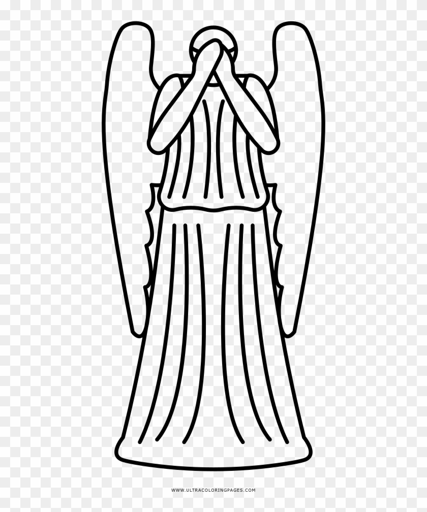 Unique Weeping Angel Coloring Page Ultra Pages - Coloring Book #1052048
