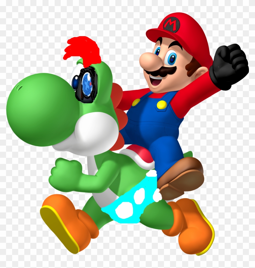Mario And Luigi On Yoshigo - Charles Martinet Signed Autographed 11x14 Photo Mario #1052289