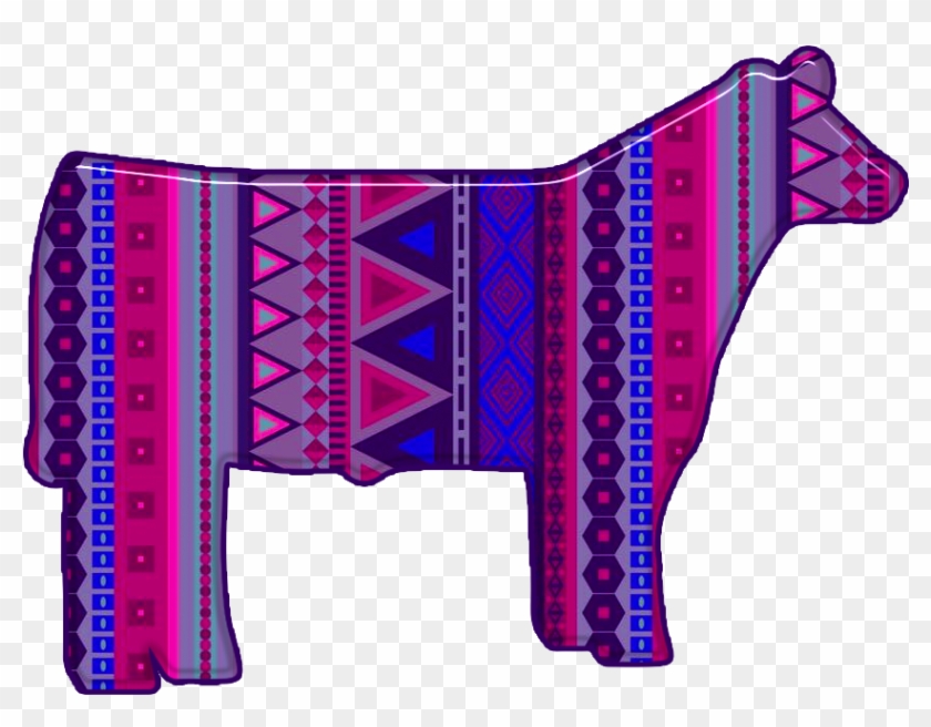 Trial Dhc Die Cut Livestock Show Heifer Decal - Livestock Show #1052372
