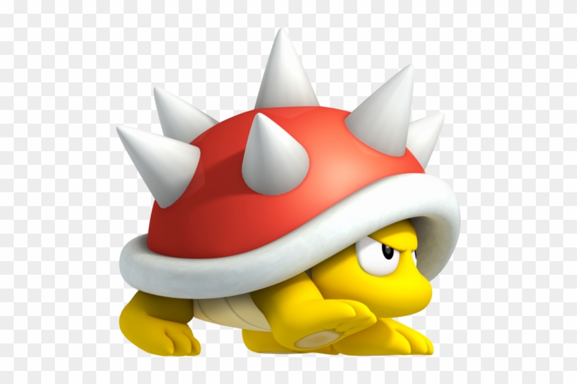 Spiny Is A Sub-species Of Koopa And A Recurring Enemy - Mario Turtle With Spikes #1053297
