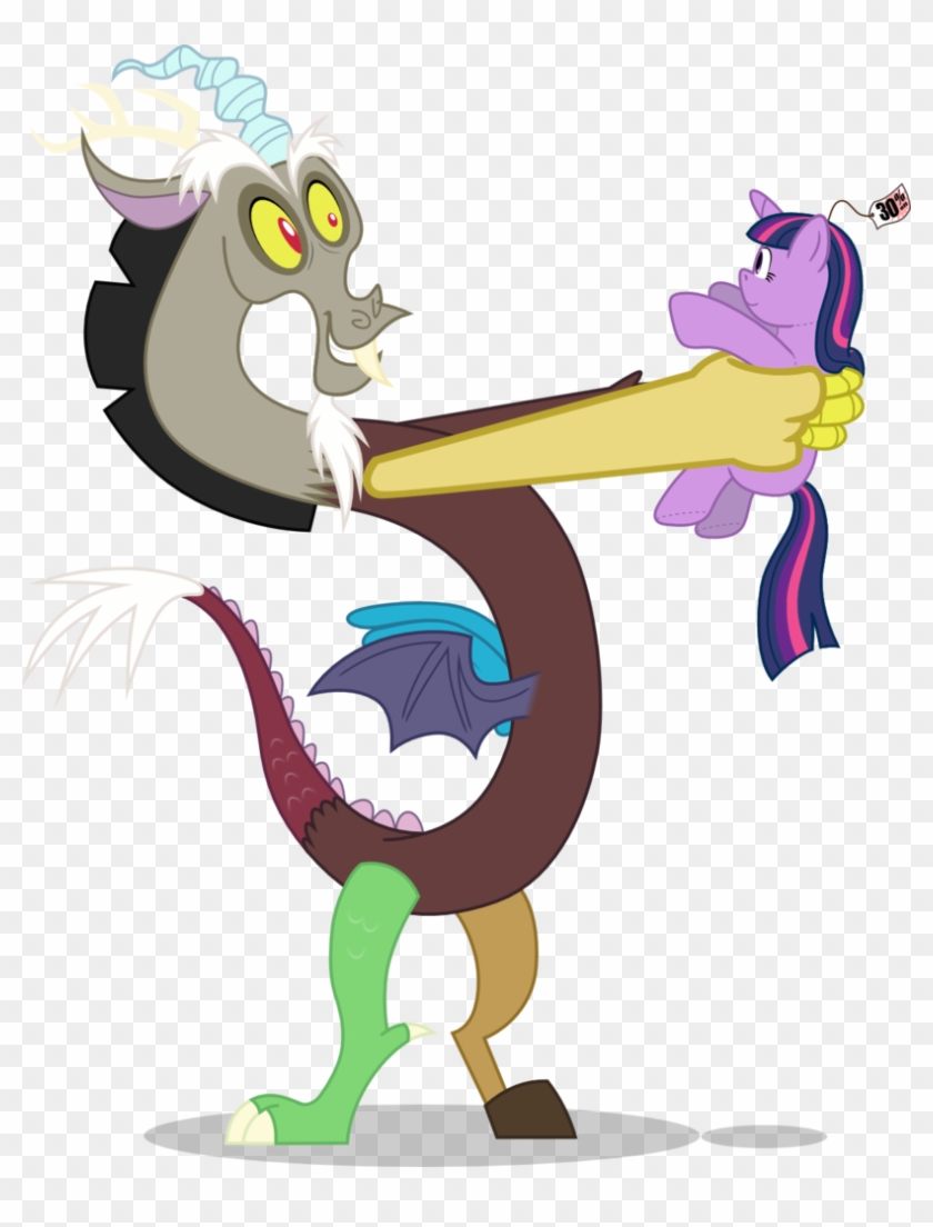 You Can Click Above To Reveal The Image Just This Once, - Mlp Screwball And Discord #1053351
