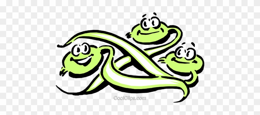 Cartoon Bean Sprouts Royalty Free Vector Clip Art Illustration - Bean Sprout Cartoon #1053673