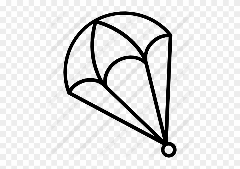Parachute - Paracaidas Dibujo Para Colorear #1054234