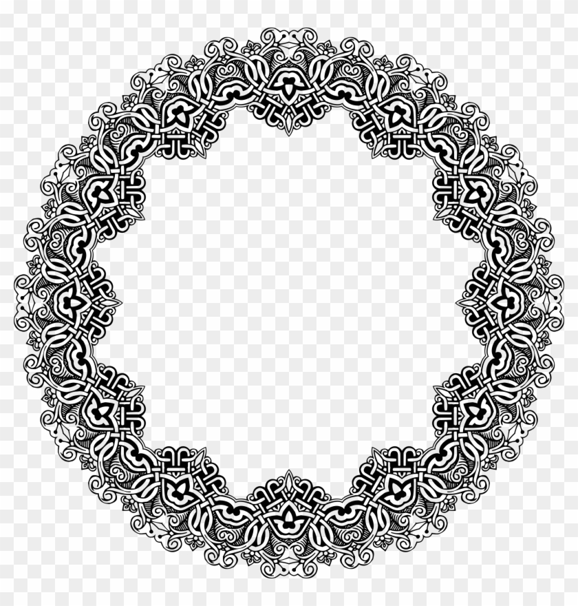 Black Hollow Circle Png #1054332