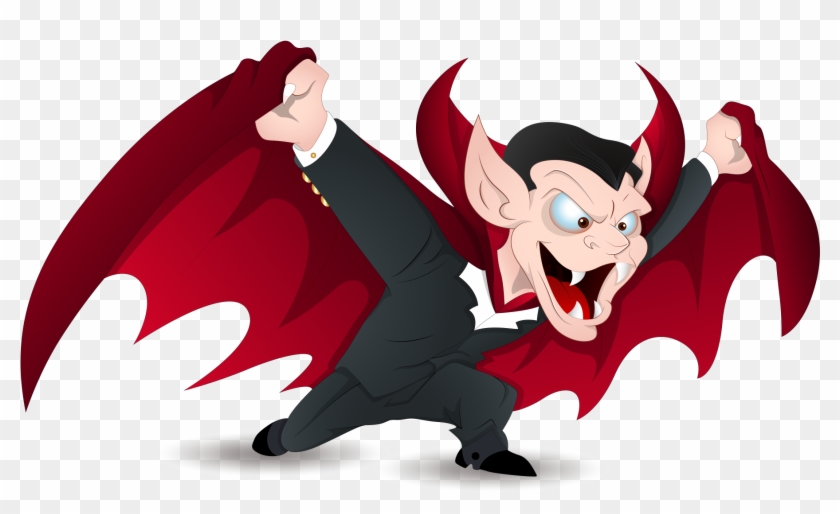 Count Dracula Vampire Royalty Free Clip Art - Halloween Vampire Clipart #1055318