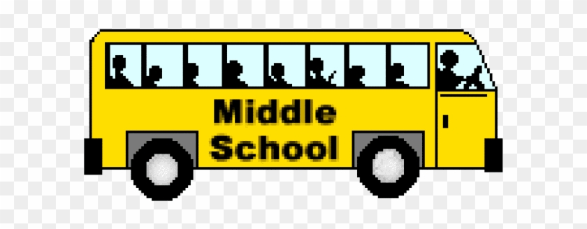 Junior High School Clipart - School Bus Clip Art #1055596