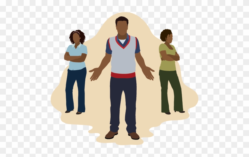 Black Man Polygamy Cartoons #1055624