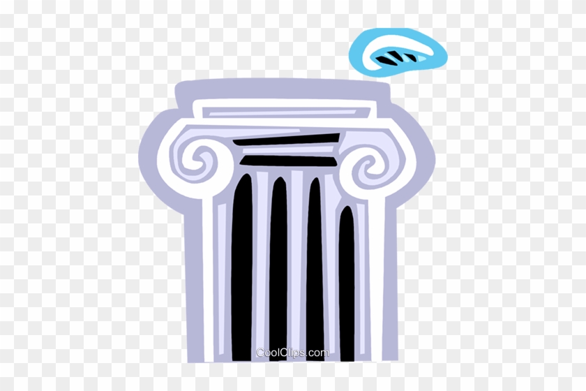 Roman Pedestal Royalty Free Vector Clip Art Illustration - Art #1055814