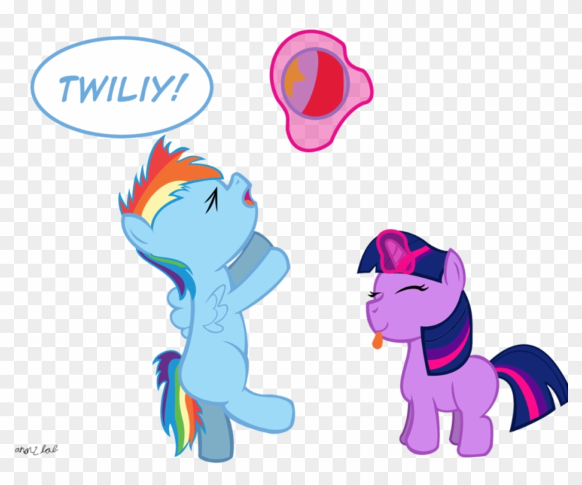 Filly Twilight And Rainbow Dash Play Date By Anon2lol - Cartoon #1056388