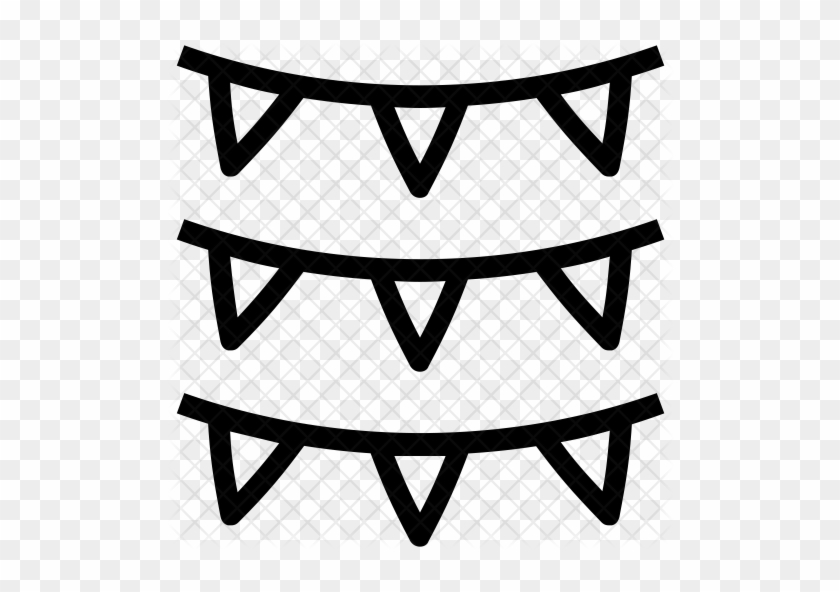 Bunting Flag Icon - Bunting #1056392