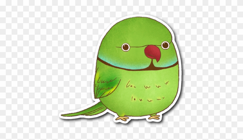 Ringneck Sticker - Blue #1056427