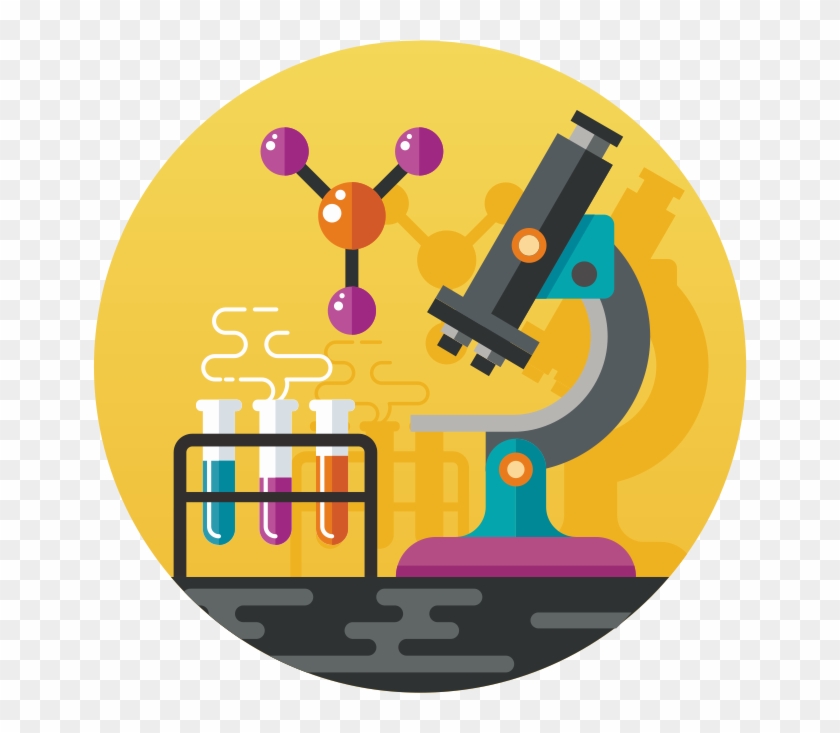 Science Microscope Euclidean Vector - Imagenes De Microscopio Animado #1056850