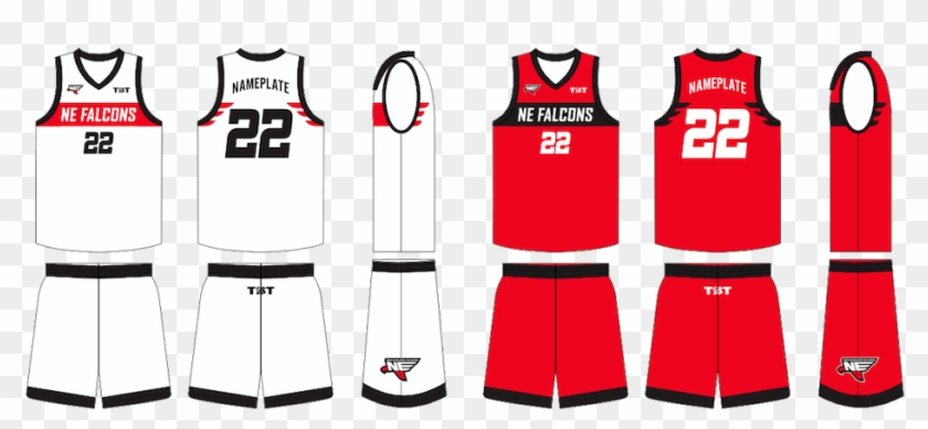 New England Falcons Uniforms Unveiled - Blue And Pink Basketball Jersey #1056957
