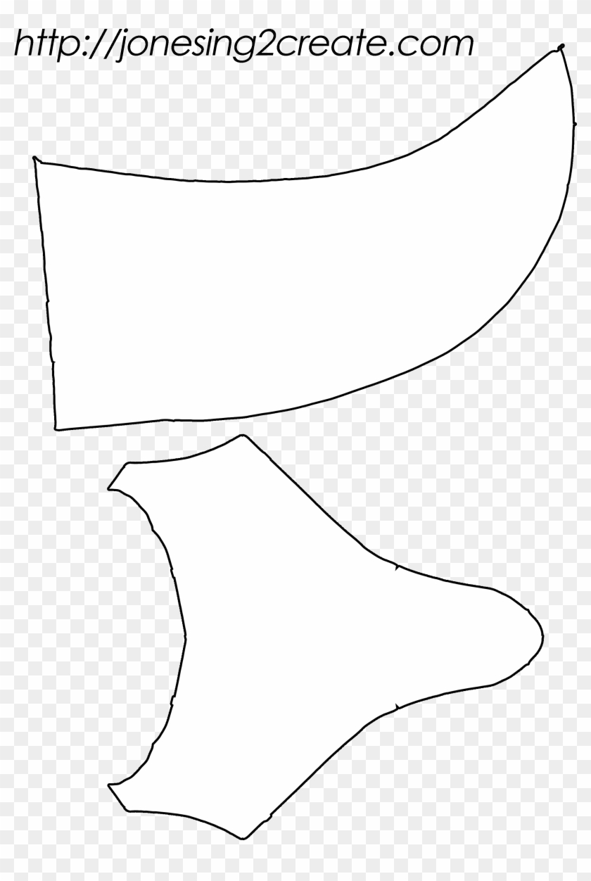 Flamingo Beak Pattern - Make A Flamingo Beak #1057404