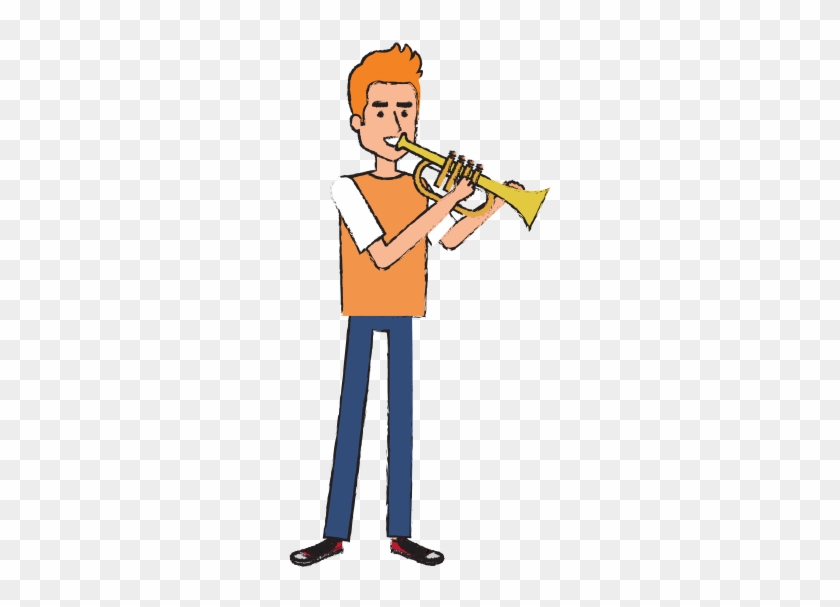 Man Playing Trump Character - Cartoon #1057974